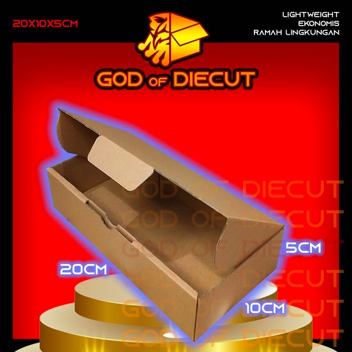 

KARDUS DIECUT 20x10x5 CM - Karton Kotak Packaging Packing Box Pizza