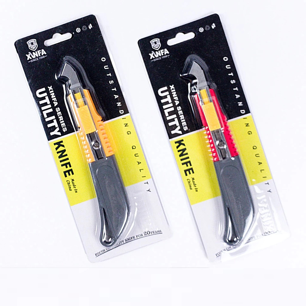 

PENGGARIS AKRILIK SAMOYED / SAMOYED UTILITY KNIFE XINFA XF-1884 / CUTTER PLASTIK
