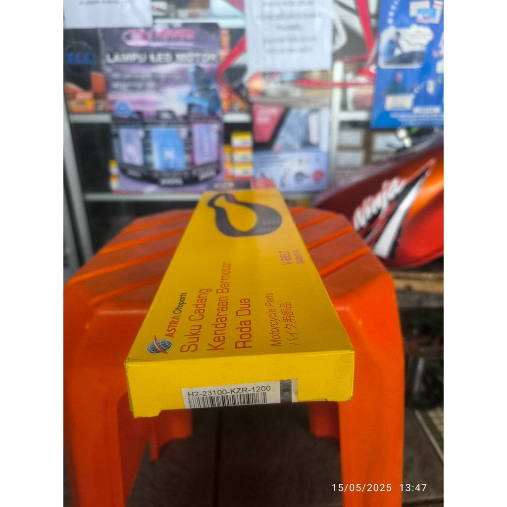 v belt aspira seri kzr vario cbs 125 old original astra