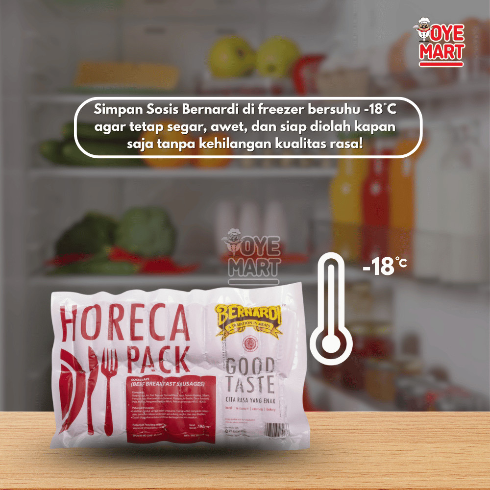 

BAH Bernardi Horeca Beef Breakfast VP 1kg