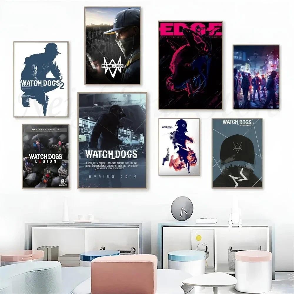 Watch Dogs Legion Game Poster  Waterproof Art Print for Coffee House Bar or Room Wall Decor  Stylish
