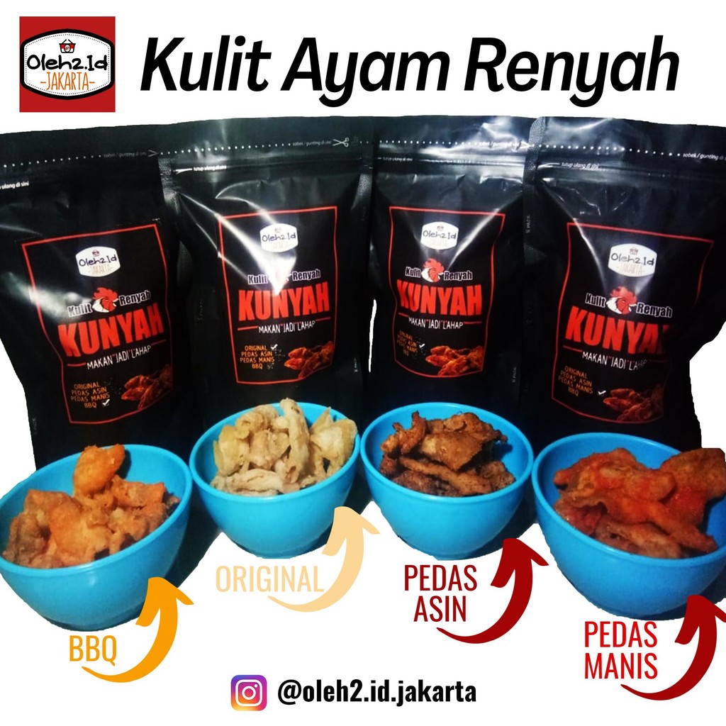 

kulit ayam renyah crispy | KUNYAH | Original | Oleh Oleh Khas Jakarta