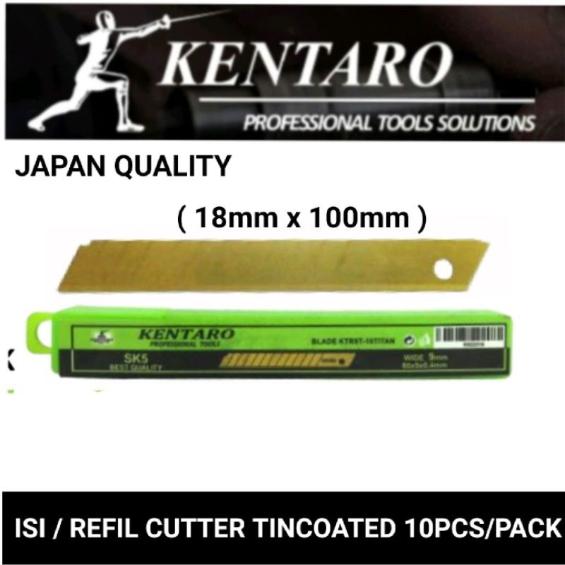 

Kentaro isi / refill cutter tincoated 10pcs/pack Japan qualitykayla tools