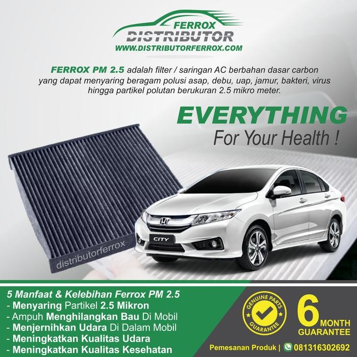 FILTER KABIN / AC FERROX PM 2.5 HONDA NEW CITY TH. 2014 - TPF-0001