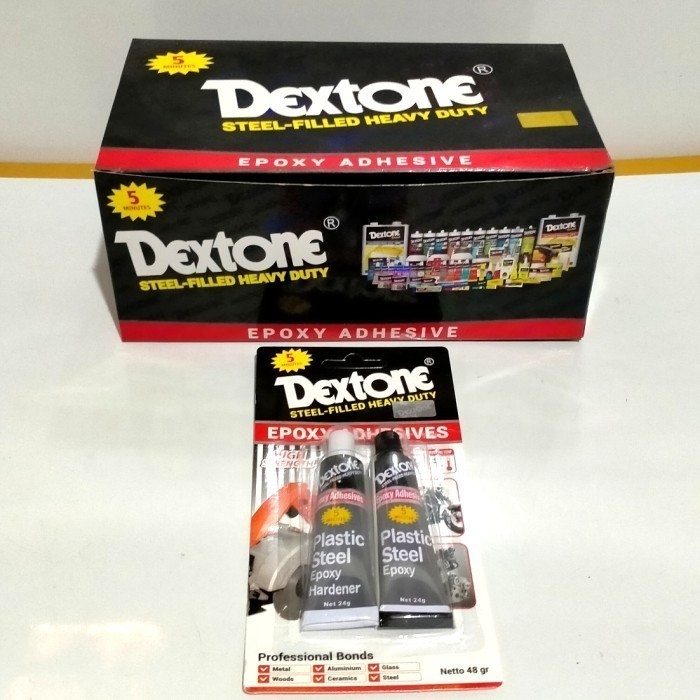 

Lem Dextone 5 menit Epoxy Adhesive - 48gr