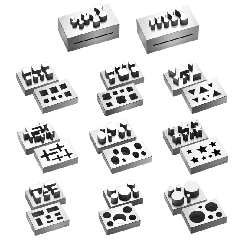 

Professional Steel Mold Punch Set Jewelry Clasps Making Molds Necklace Lock Crafting Tool Steel Texture for Jewelry DropShip