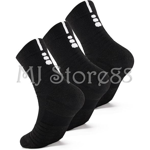 Kaos Kaki Anti Slip Polos Panjang Premium Quantum - Betis Kaki - Sepak Bola, Futsal Sock Sport - MJ