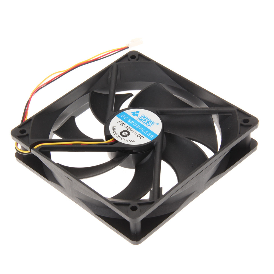 120mm PC Computer Case Cooling Fan 12V 3Pin Portable Computer Case Cooler 1300RPM PC CPU Cooling Coo