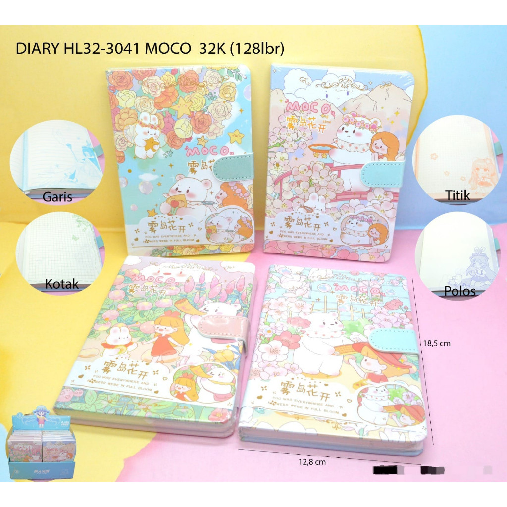 

DIARY NOTEBOOK TEBAL MEMO KLEP BUKU BESAR