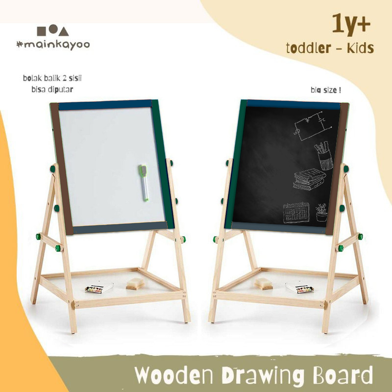 

Papan Tulis Magnetic Board Multifungsi - Drawing Board Big Size