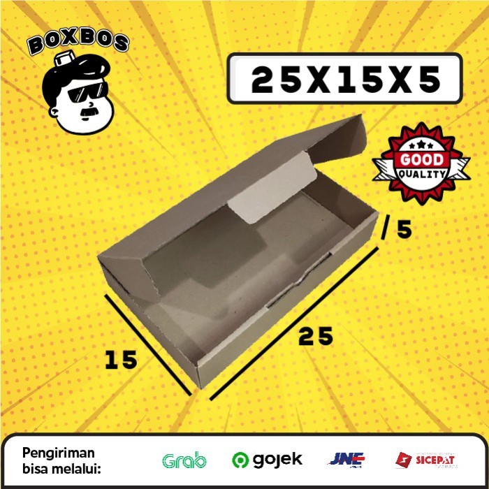 

25x15x5 CM Pizza KARDUS Corrugated Packaging Box packing Diecut