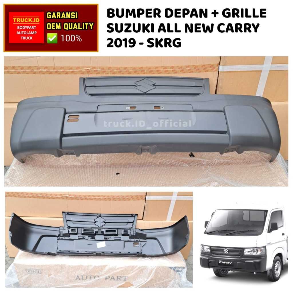 BEMPER BUMPER DEPAN SUZUKI ALL NEW FUTURA CARRY 2019 2020 2021 PICK UP +grill *1240