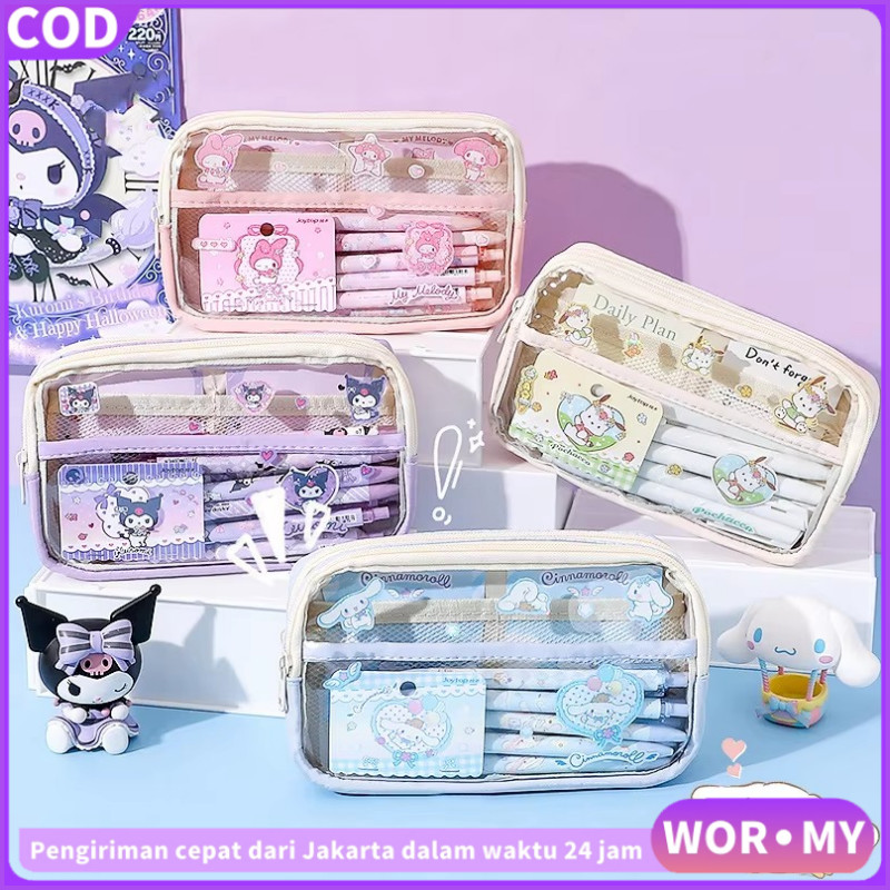 

【WOR·MY】Kotak Pensil Baru Anime My Penyimpanan Alat Tulis Siswa Perlengkapan Sekolah Inc Hadiah Lucu Kawaii