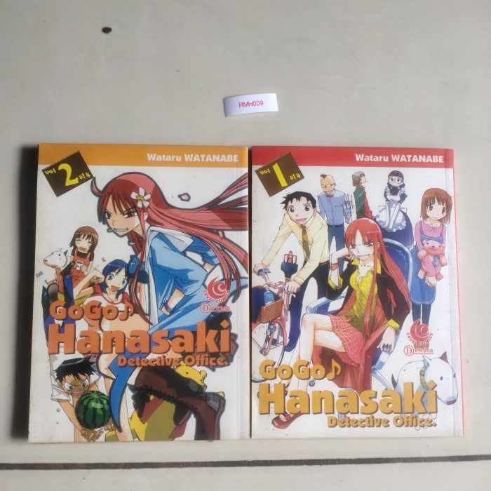 Set Komik GoGo Hanasaki Detective Office 1-2 Preloved Borongan