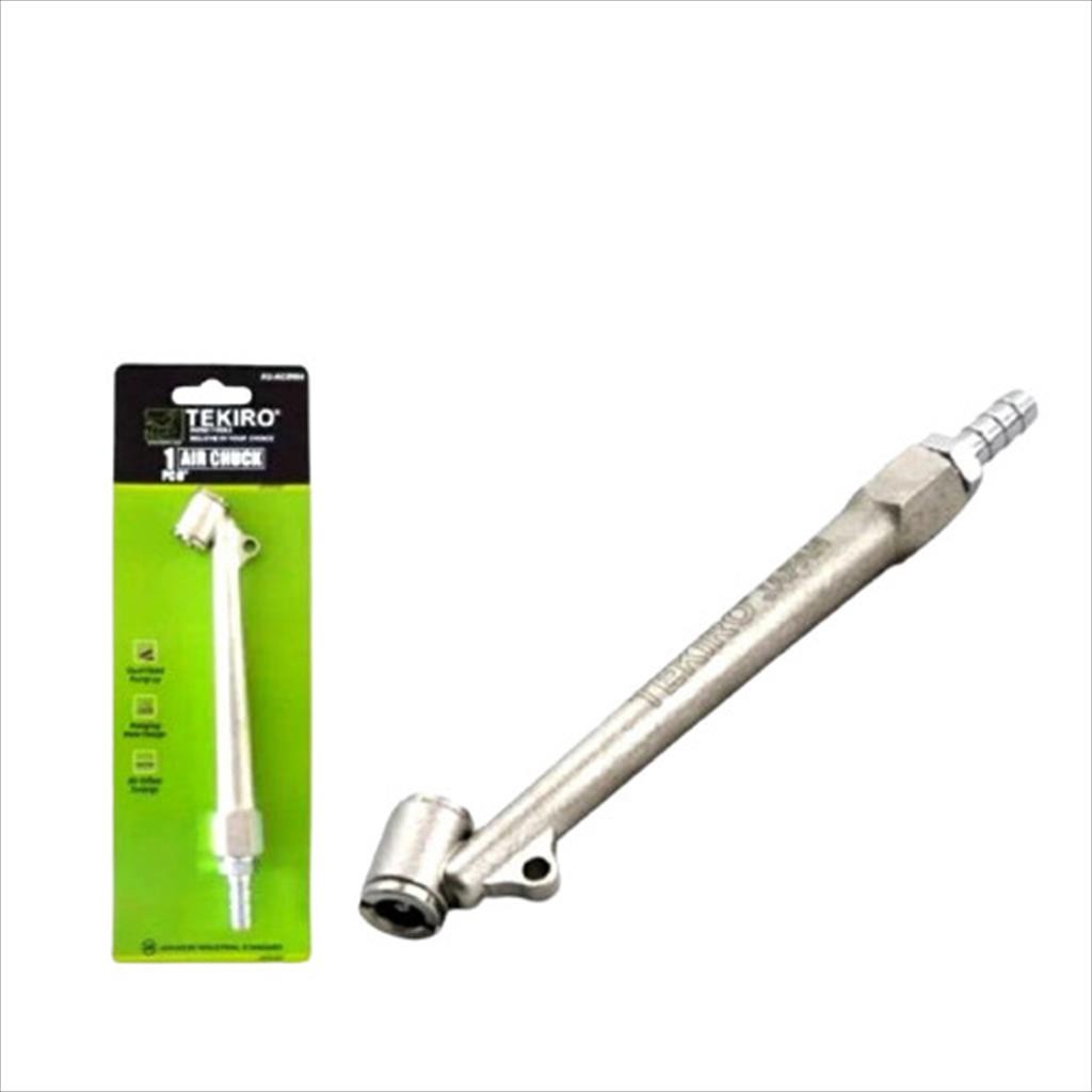 TEKIRO Air Chuck / Kepala Pengisi Angin Tekiro 6" Aksesoris Selang Kompresor Free Nepel Quick Couple