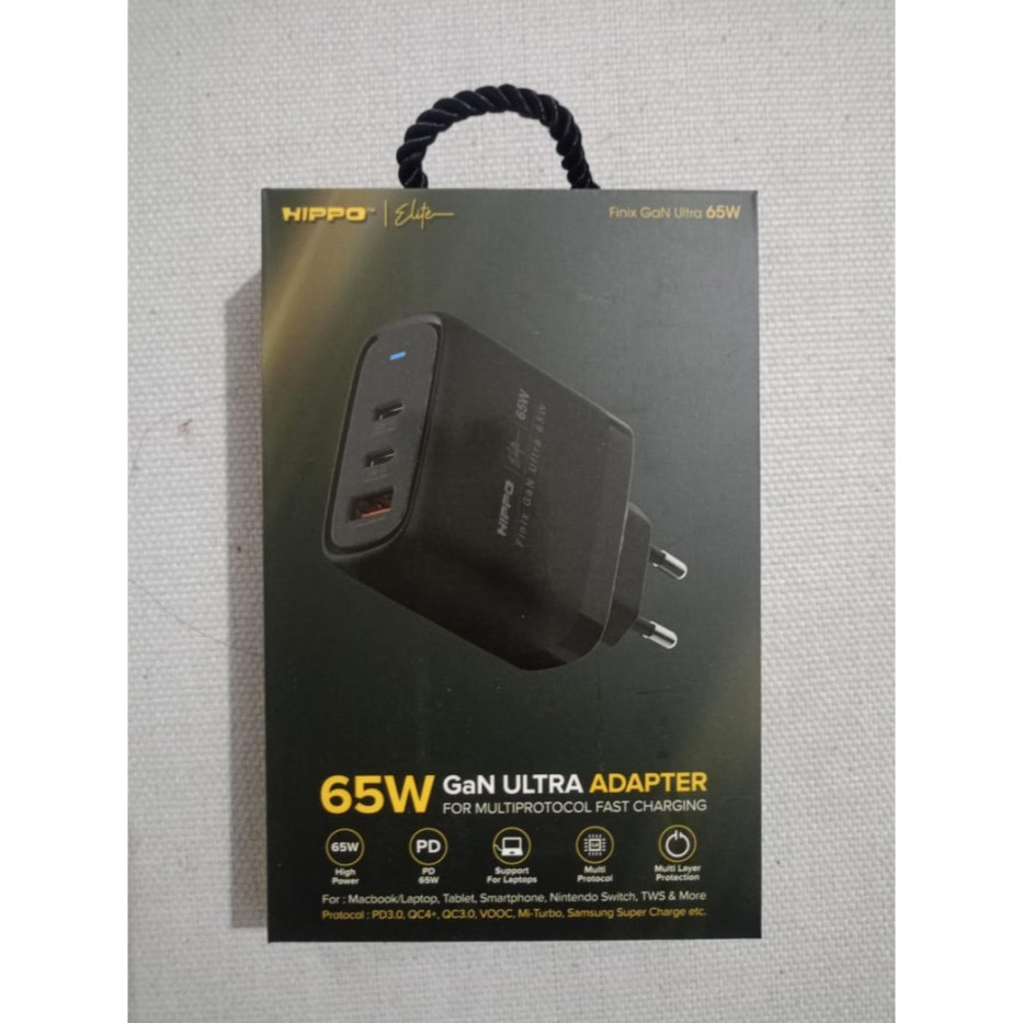 Adaptor Charger HIPPO FINIX Support Fast Charging