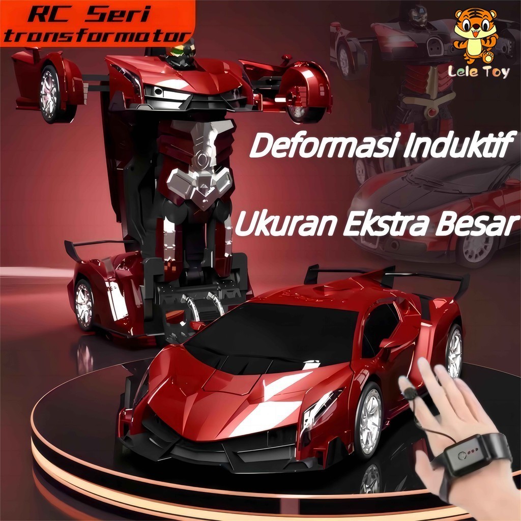 Lele Toys 1:18 Robot Mobil Mainan Anak Murah Rc Remote Control Sport  1:18 Mobil Remote Control Besa