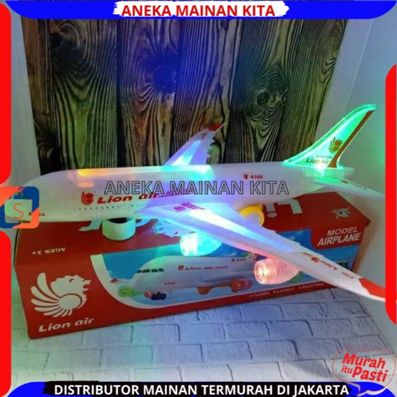 Mainan Anak Pesawat Lion Airbus A380/A330  Manan Anak Pesawat Terbang Mainan Pesawat BatikAir