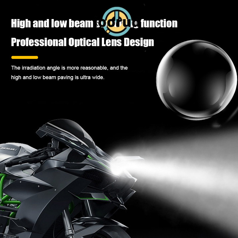 Lampu Sorot LED Sepeda Motor Lampu Mobil Modifikasi Kendaraan Off-Road Lampu Sorot Mini Eksternal