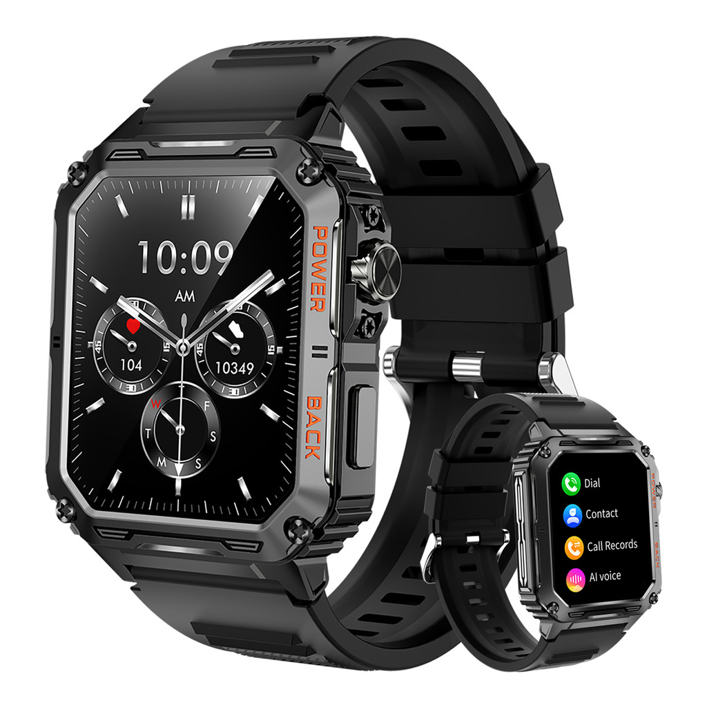 

1.91 Inch Smart Watch Bluetooth Call LED Light Sports Fitness Tracker Music Playback Heart Rate Monitor Men Women Smartwatch