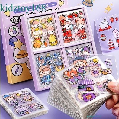 

Sticker Set Diary Book Aesthetic Sticker Deco 25/100Lembar Stiker Tumblr Botol Hp Laptop Stiker 2D Plastik Lucu Viral