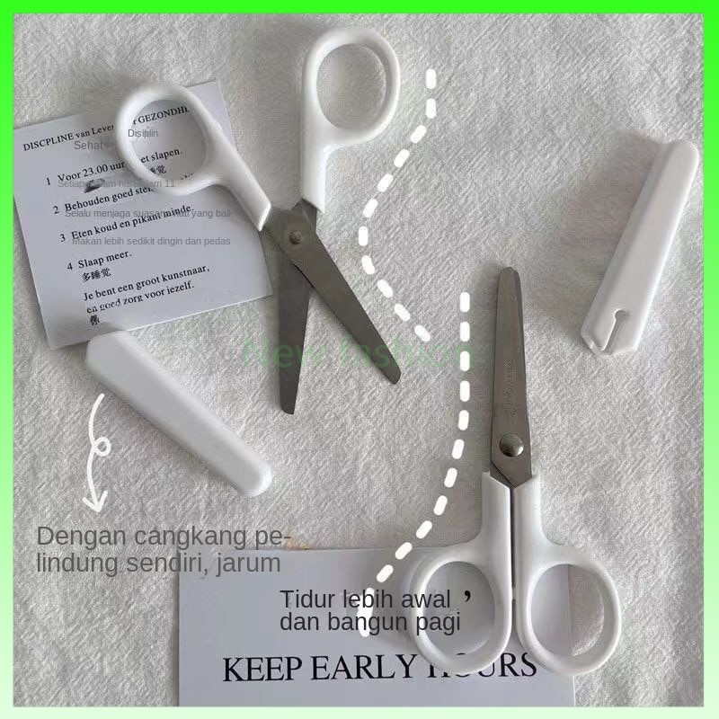 

Putih Portabel Buatan Tangan Gunting Kecil/Gunting Kertas Mini Stainless Steel/Gunting Kertas Anak-anak