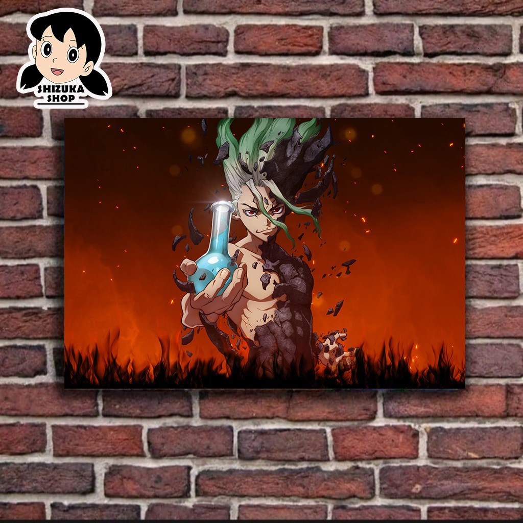 Hiasan Dinding Anime Senku- Dr. Stone | Gratis Stiker