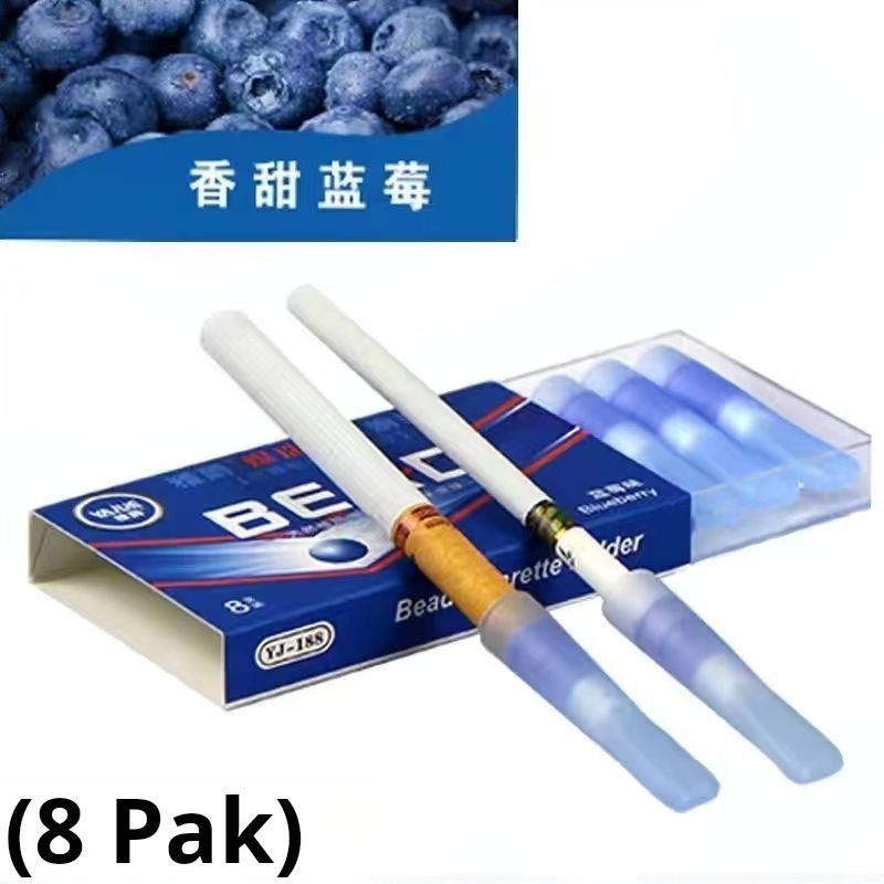 Tempat rokok manik-manik popping Blueberry / tempat rokok filter sekali pakai rasa blueberry