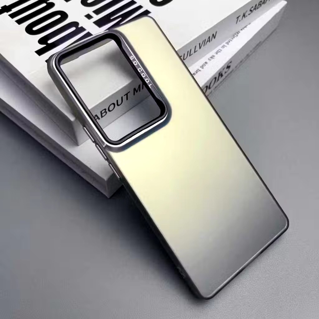 OPPO A3S CASE SOCOOL CASING IMD HYBRID PLATE HOLOGRAM FULL BLACK PREMIUM OPPO A3S A12E REALME C1