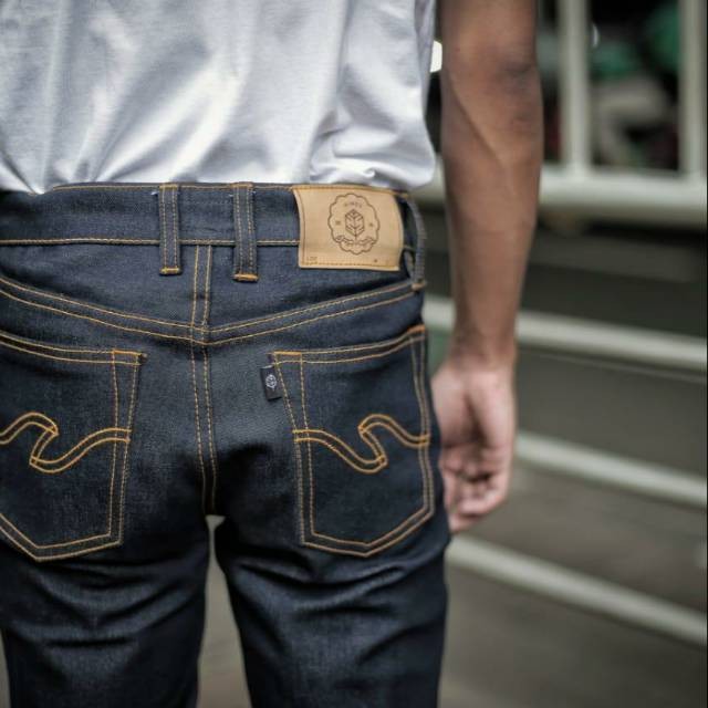 PROMO 12.12 NIMES JEANS  - Custom Jeans Nimes Jeans Old | Celana Jeans Denim Acc Selvedge 15oz