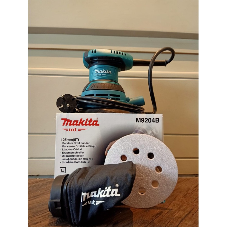 Mesin Poles Orbital Makita M series M 9204 B Amplas Poles Sepeda Motor Mobil Tembok Kayu