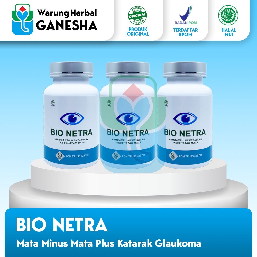 BIO NETRA KAPSUL HERBAL UNTUK MENGATASI KATARAK BIO NETRA UNTUK MENGATASI MATA MINUS MATA PLUS CYLIN