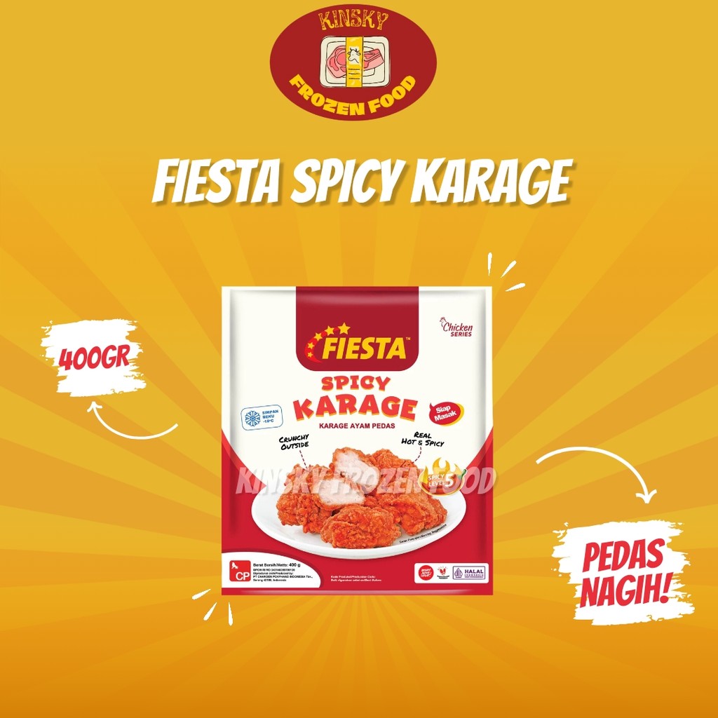 

FIESTA SPICY KARAGE 400GR/FIESTA SPICY KARAGE 400 GR