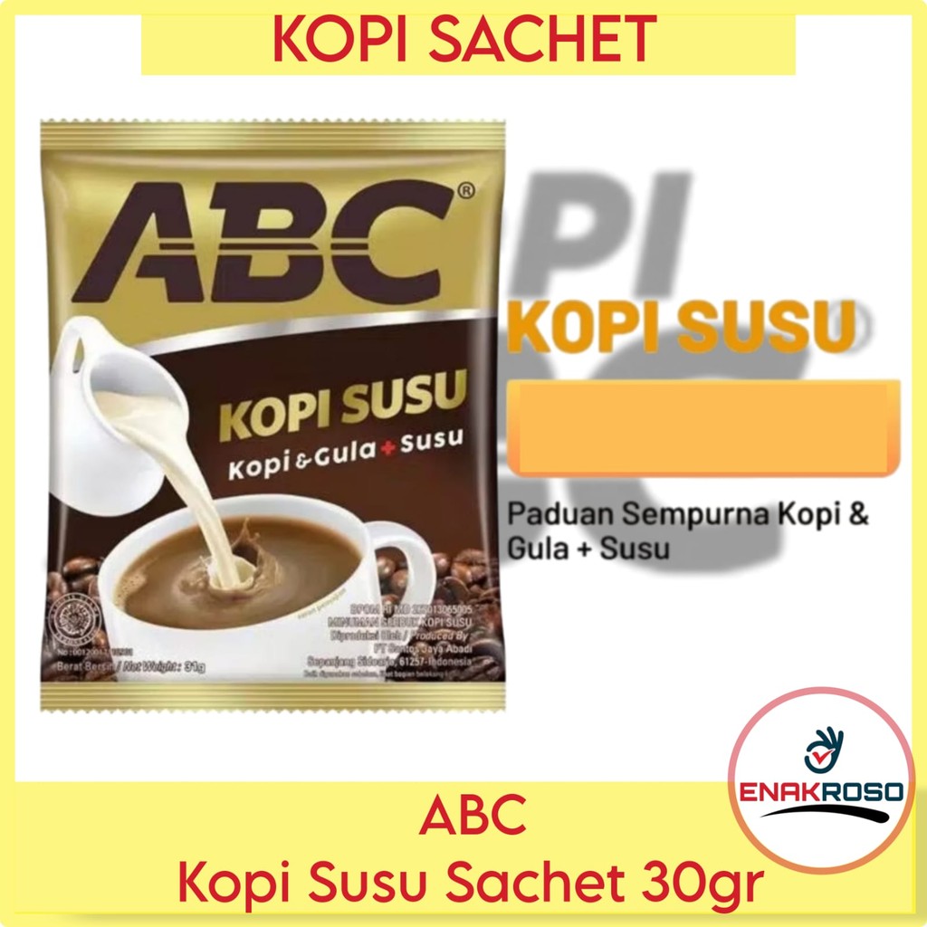 

ABC Kopi Susu - Coffee Susu 30gr Sachet 10 pcs
