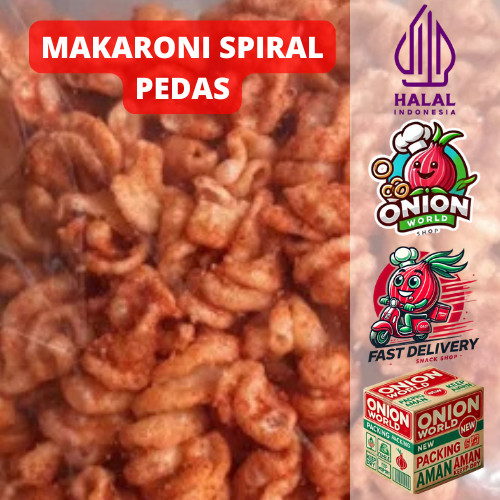 

UWD MAKARONI SPIRAL PEDAS 1Kg Makaroni Bantet Makaroni Fusili Pedas