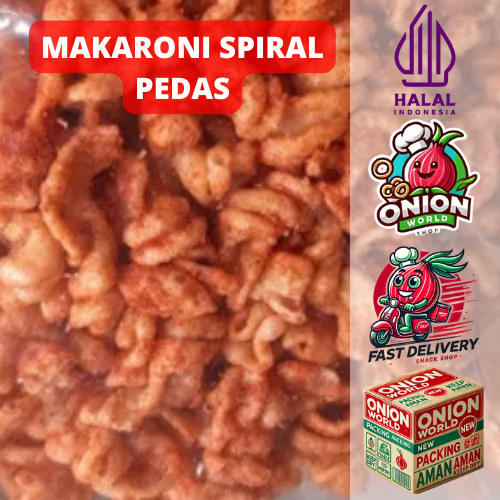 

UWD MAKARONI SPIRAL PEDAS 100gr Makaroni Bantet Makaroni Fusili Pedas