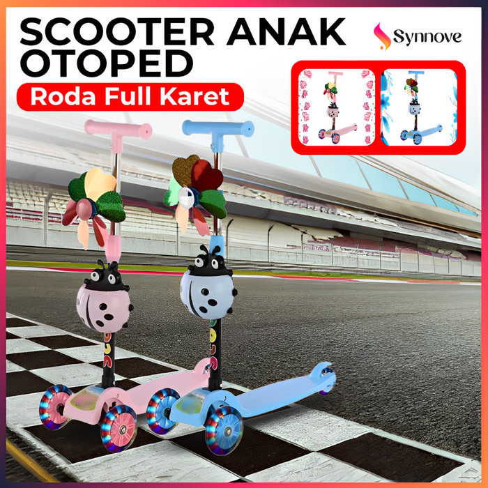 Skuter Anak Roda 3 Roda FULL KARET Scooter Anak Roda 3 Otoped Anak Skuter Anak Perempuan Laki Laki