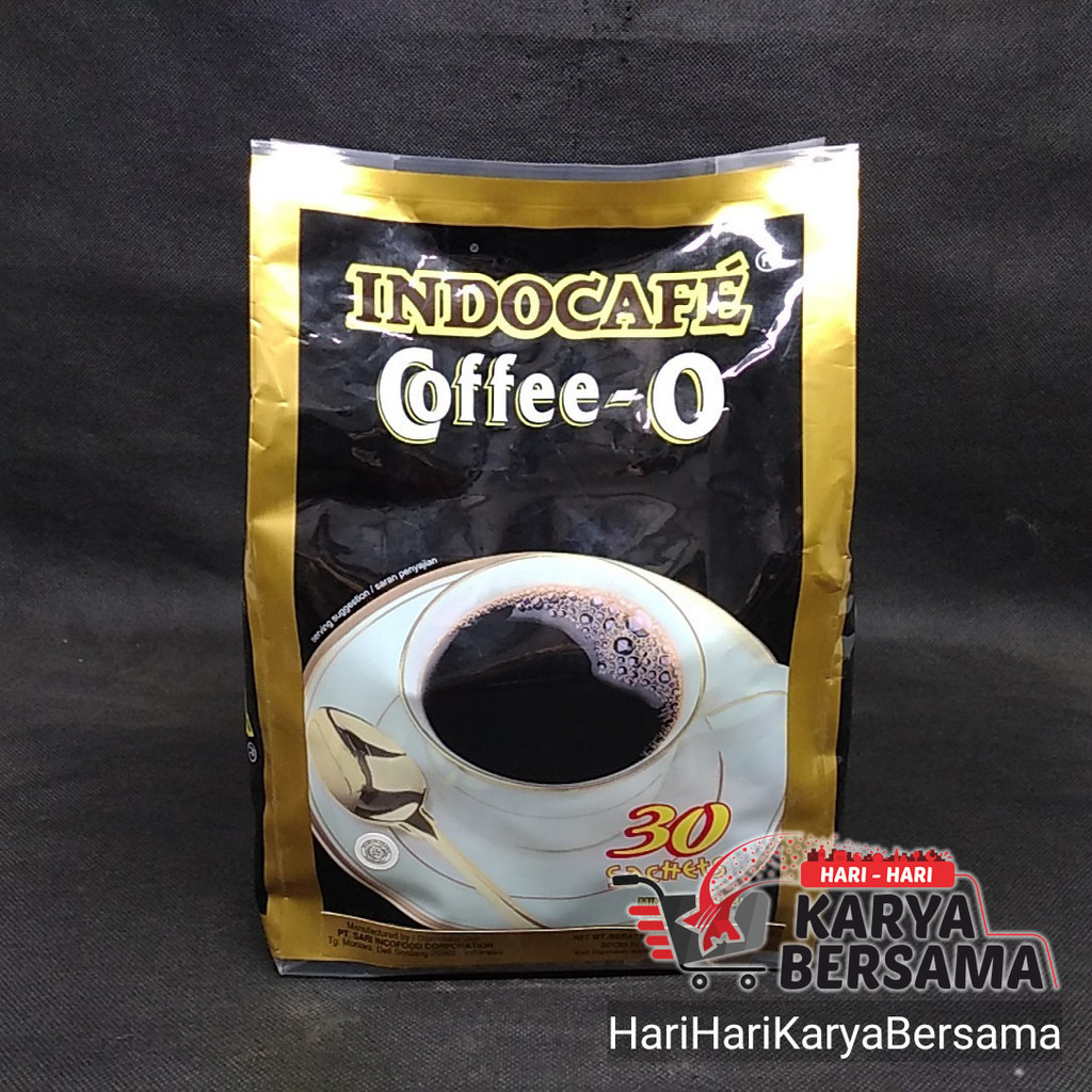 

MINUMAN KOPI BUBUK INDOCAFE COFFEE-O BAG 30'S X 18GR
