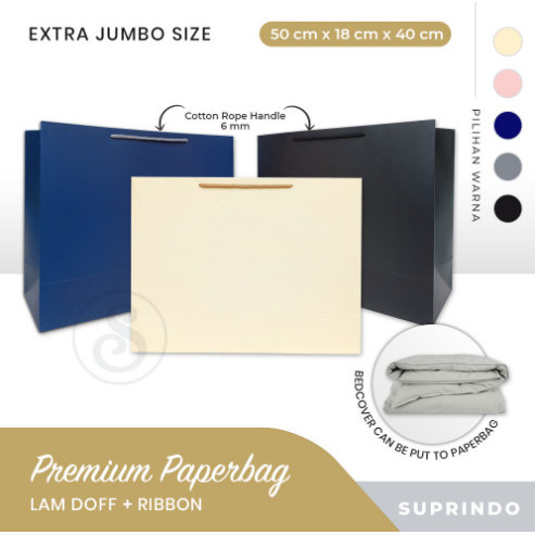 

RB001 Premium Paper bag BESAR & JUMBO/Kantong kado - Besar