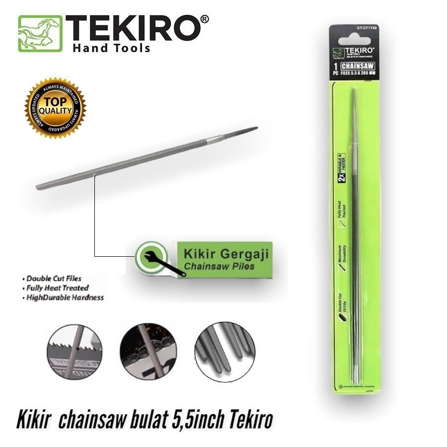 TEKIRO KIKIR BULAT CHAINSAW SENSO FILES /KIKIR GERGAJI BULAT PENGASAH RANTAI CHAINSAW