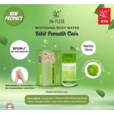 SYB BIBIT PEMUTIH CAIR ORIGINAL BPOM | BIBIT INFUSE / INFUS / Asli Ampuh