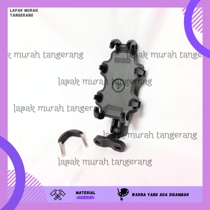 HOLDER HP STANG MOTOR PHONE HOLDER MOTOWOLF PENYANGGA HP GPS UNIVERSAL BRACKET BRAKET BREKET NMAX AE