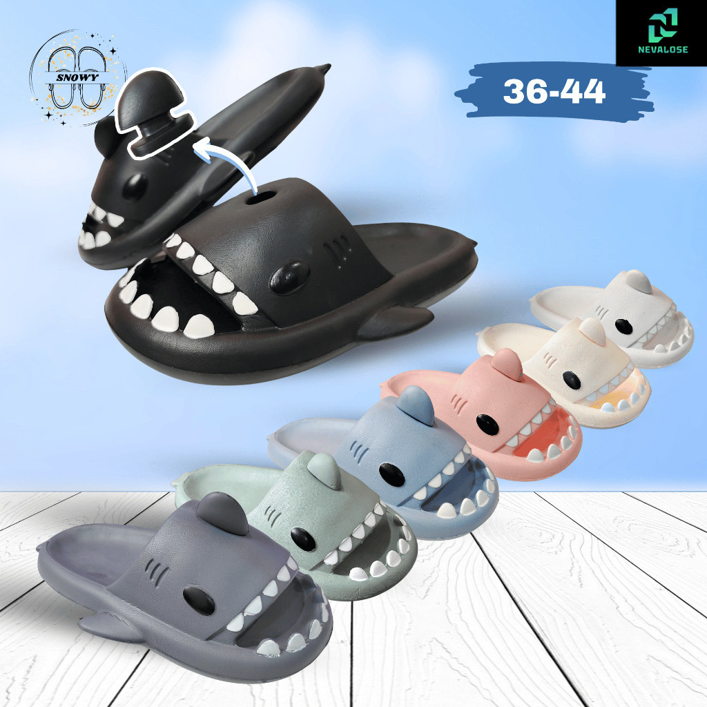 Sandal hiu/Sandal couple/Sandal unisex/Sendal wanita/Sendal wanita terbaru 2023/Sandal wanita kekini
