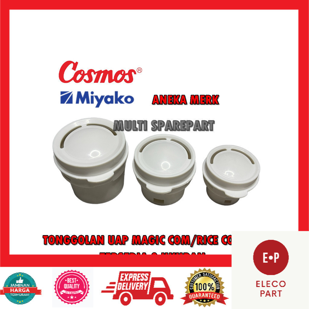 Tonggolan UAP air Magic com Tutup uap rice cooker cosmos aneka merk import high quality