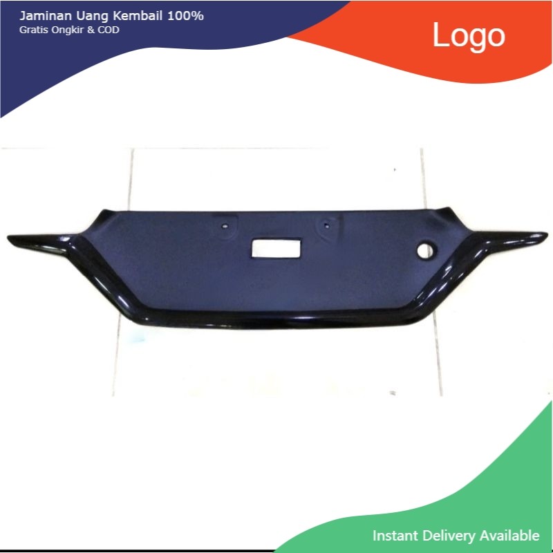 Ornamen/tatakan plat nomor hitam pintu bagasi Grand Avanza/Xenia 2015 - 2018. Tasya_Variasi_Mobil