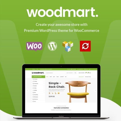 Template Toko Online WoodMart - Wordpress Theme