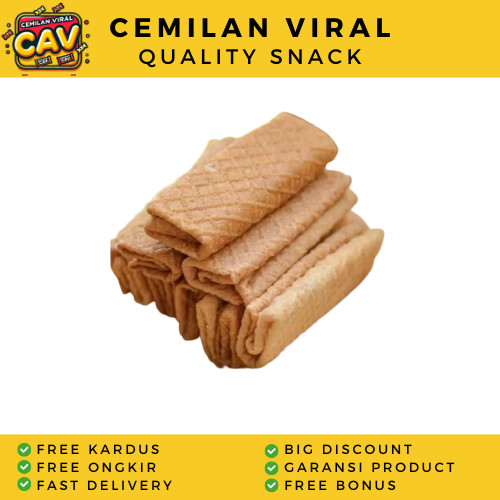 

CAV KUE SEMPRONG DOMPET 100g Kue Semprong Kekinian Kue Semprong Kiloan Semprong Lipat Semprong Wijen