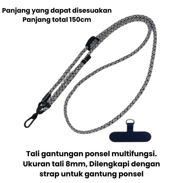 

TALI GANTUNGAN LANYARD HP / ID CARD MODEL SELEMPANG BAHAN KUAT DAN BERKUALITAS 150CM ADJUSTABLE - STRAP LANYARD