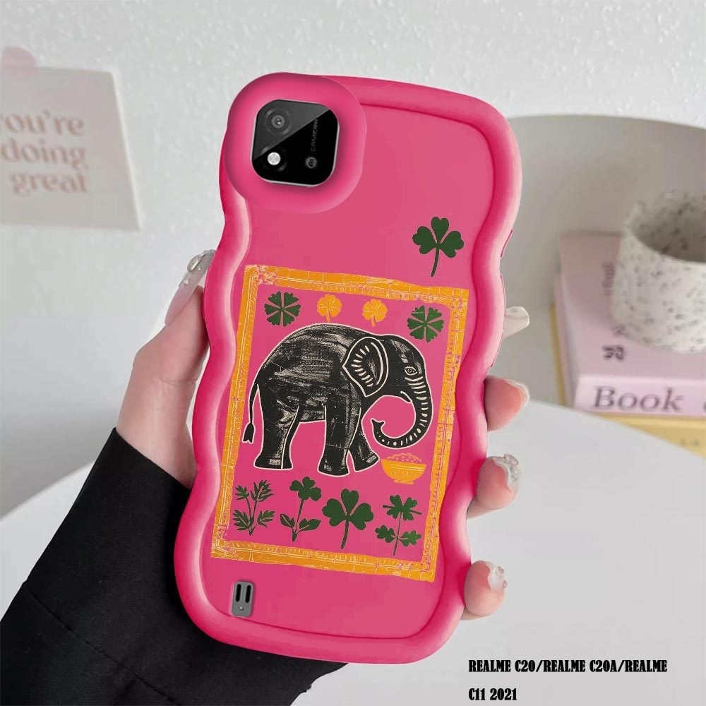 Case Untuk Realme C20 C20A C11 2021 C25 C25S C17 C15 C12 C2 New Macaron Candy Color Silicone Casing 