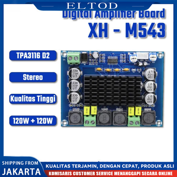 Ic Ori Versi 1 32 Pin Tpa3116d2 2.1 Power Amplifier Class D Mh-139 2x50w 1x100w Kit Subwoofer Dc 12-